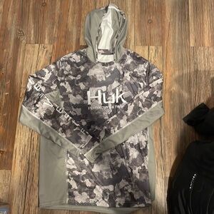 huk fishing hooded long sleeve men’s large key west special edition